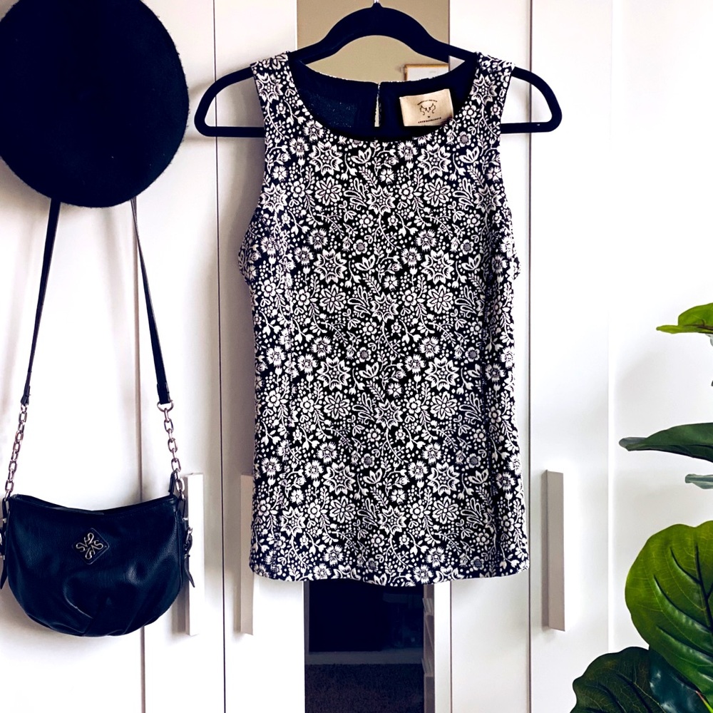 VanessaVirginia ANTHROPOLOGIE Tie-Up Blouse